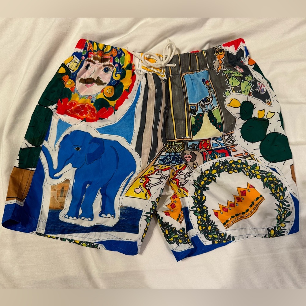 Boys size 7/8 Dolce and Gabbana swim trunks